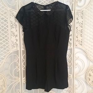 F21 Little Black Romper